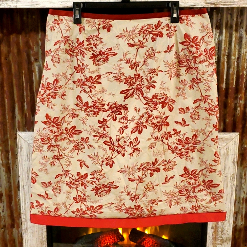 Eddie Bauer Floral skirt